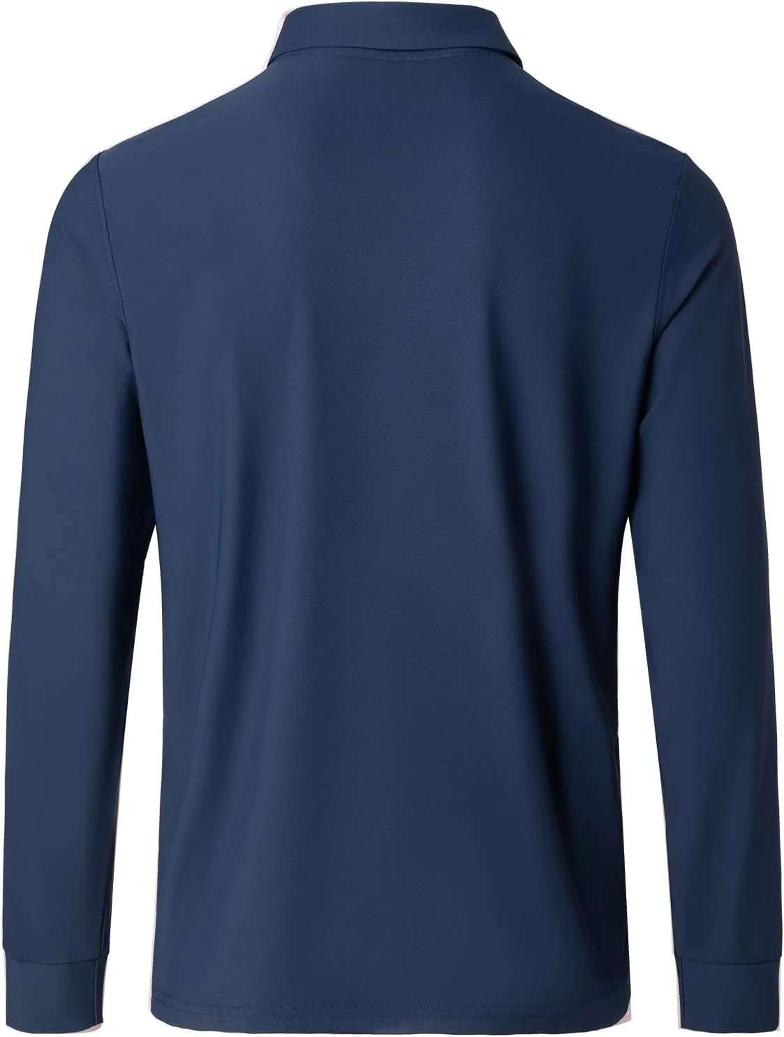 M MOTEEPI Polo for Men Long Sleeve Sun Protection Golf Shirts with Collar UPF 50  Performance Collared Fall Shirts Tennis