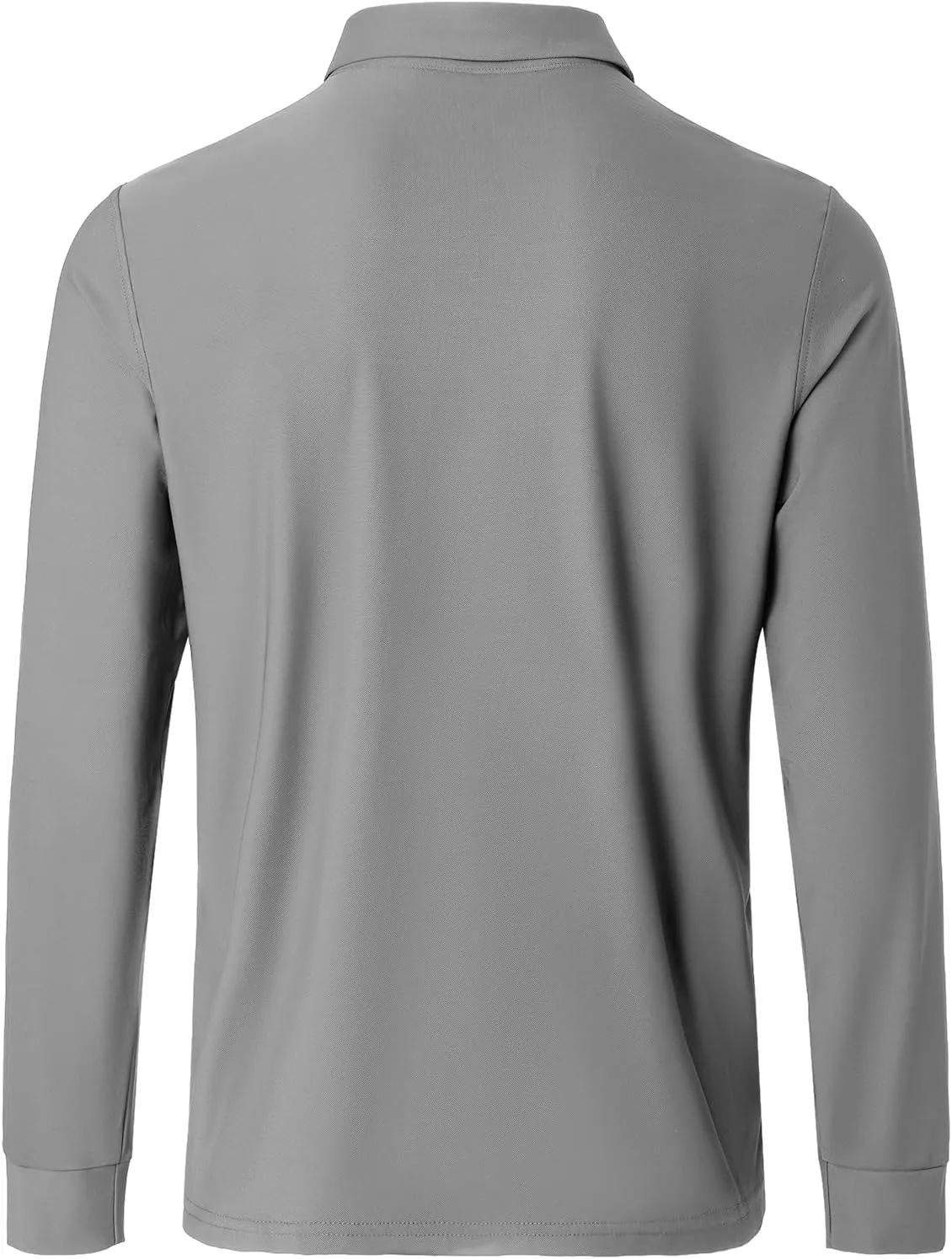 M MOTEEPI Polo for Men Long Sleeve Sun Protection Golf Shirts with Collar UPF 50  Performance Collared Fall Shirts Tennis
