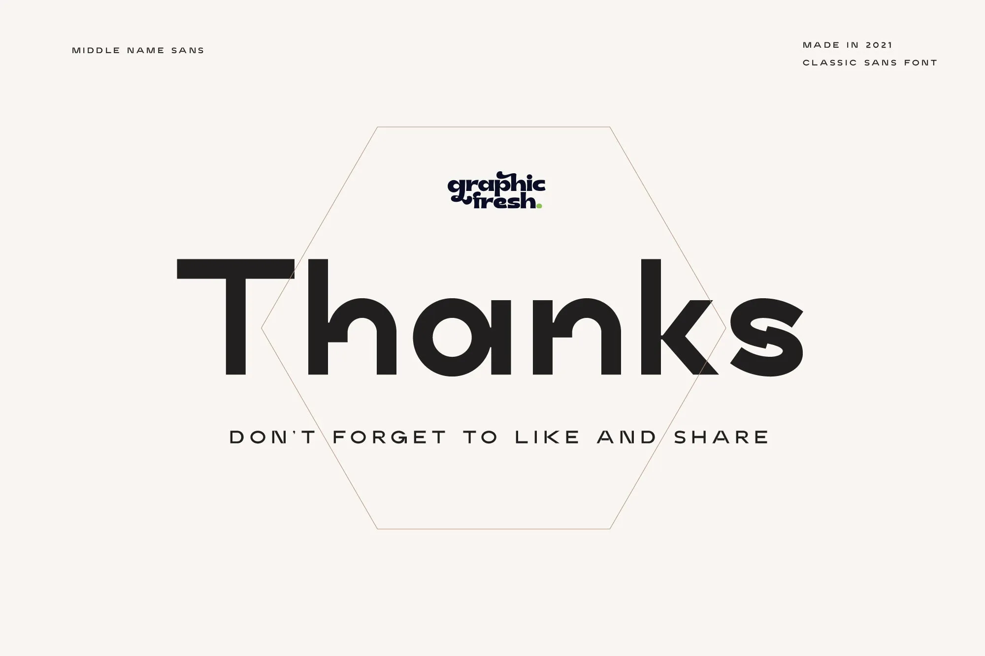 Middle Name - Minimal Classic Font