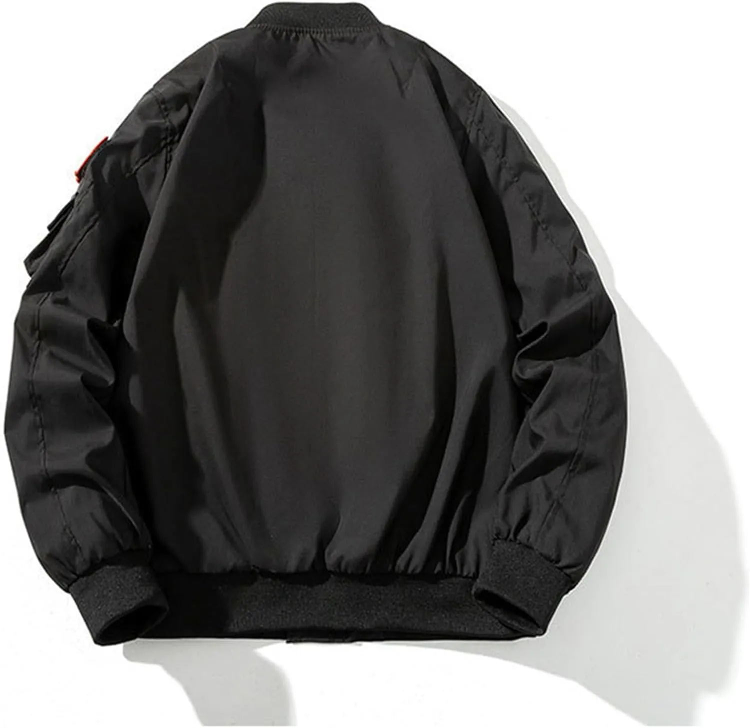 NASA jackets Men Biker Bomber Jacket, NASA Military Flight Jacket Light Air Force Moto Street Coat embroid